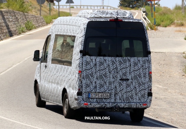 SPYSHOTS: 2018 Mercedes-Benz Sprinter van spotted, full-electric variants set to be operational by 2020