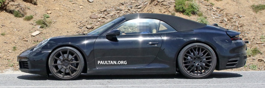SPYSHOTS: Next-gen Porsche 911 Cabriolet undergoes hot weather trials 684620