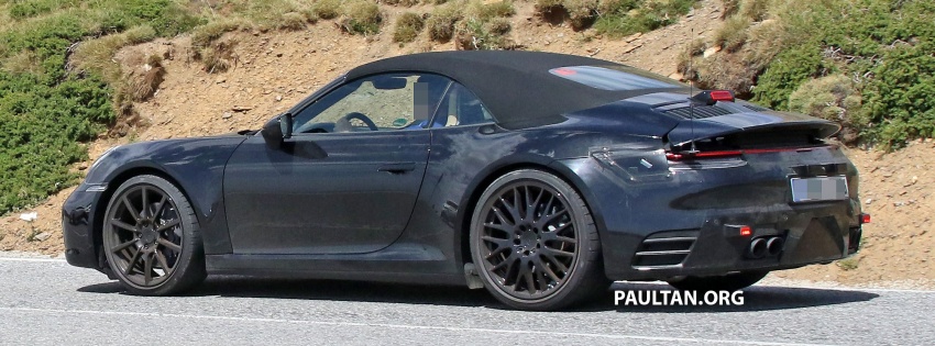 SPYSHOTS: Next-gen Porsche 911 Cabriolet undergoes hot weather trials 684623