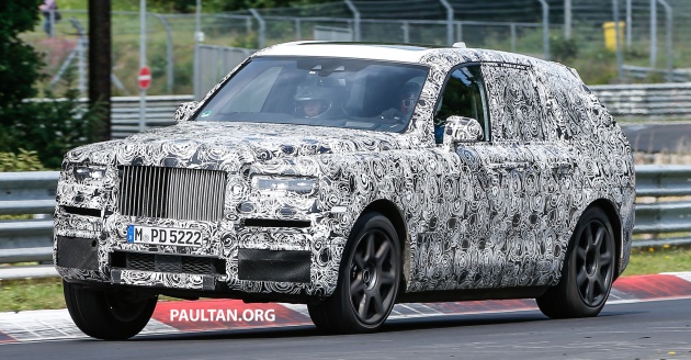 SPIED: Rolls-Royce Cullinan SUV at the Nurburgring