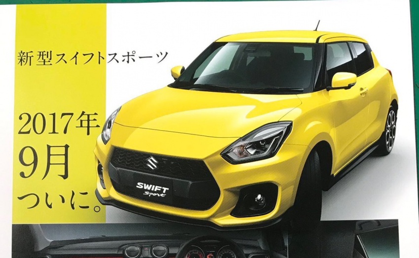 Suzuki Swift Sport baharu – risalah jualan tersebar 691536