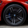 Aci pacu gentian karbon pada BMW M3 sedan, M4 Coupe dan Convertible akan diganti dengan unit logam