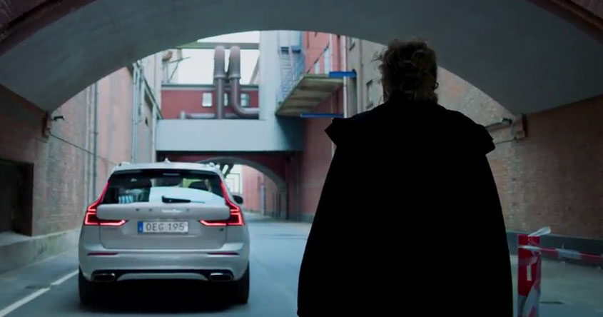 Volvo XC60 used as a camera for photo collection