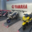 2017 Yamaha NVX specials on display in Shah Alam