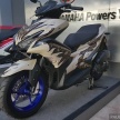 Yamaha NVX 155 dengan grafik istimewa oleh HLYM