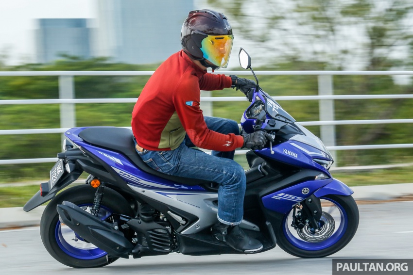 TUNGGANG UJI: Yamaha NVX 155 – Adakah prestasi skuter ini cukup sporty seperti penampilannya? Image #693075