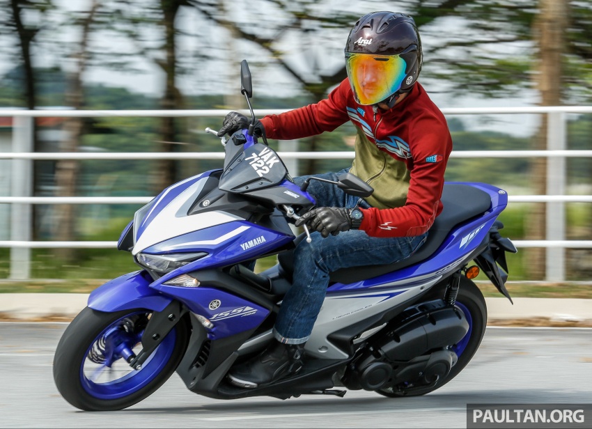 TUNGGANG UJI: Yamaha NVX 155 – Adakah prestasi skuter ini cukup sporty seperti penampilannya? Image #693076