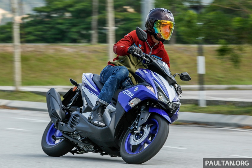 TUNGGANG UJI: Yamaha NVX 155 – Adakah prestasi skuter ini cukup sporty seperti penampilannya? Image #693077