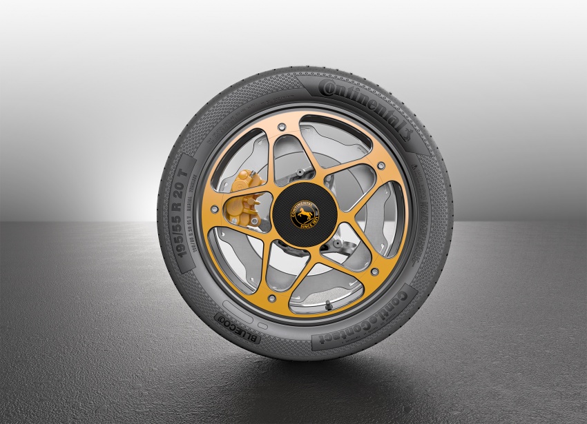 Continental unveils integrated wheel and brake for EVs 701020