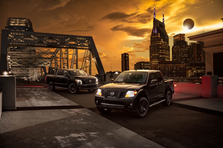 Nissan rolls out three Midnight Edition trucks during total solar eclipse – Titan, Titan XD and Frontier Image #701858