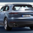 Porsche Cayenne 2018 – gambar rasmi luar dan dalam model SUV generasi ketiga tersebar lebih awal