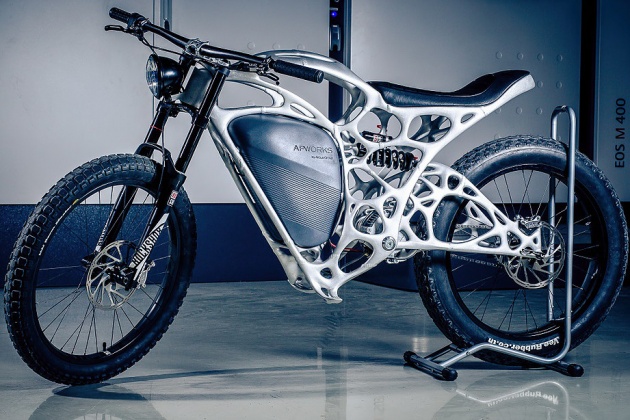 APWorks Light Rider –  motosikal elektrik 35 kg keluaran anak syarikat Airbus, dicetak secara 3D