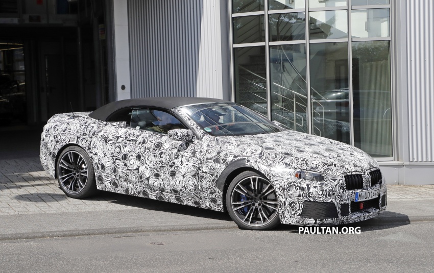 SPIED: BMW M8 convertible spotted for the first time 702431