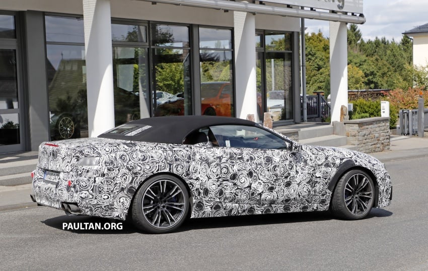 SPIED: BMW M8 convertible spotted for the first time 702435