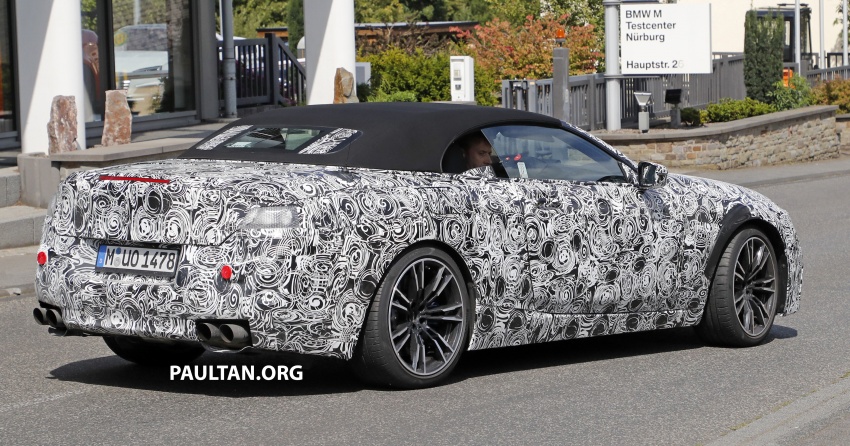 SPIED: BMW M8 convertible spotted for the first time 702436