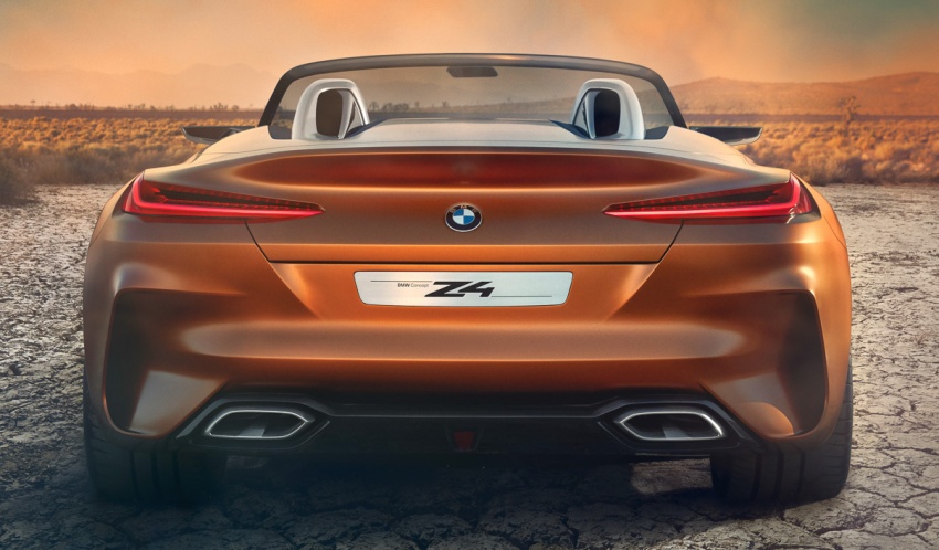 BMW Z4 Concept buat penampilan sulung – roadster yang akan masuk fasa pengeluaran pada tahun 2018 700629