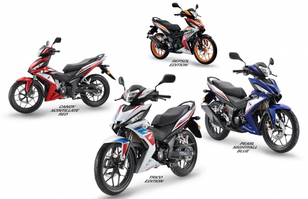 2017 Honda RS150R  in new colours – from  RM8,478
