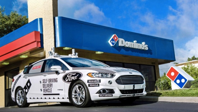 Ford self-driving cars to deliver Domino’s pizzas in US