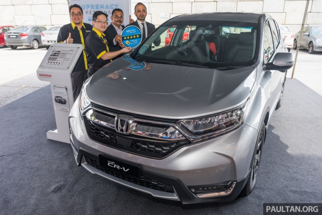 Protokol ujian baharu ASEAN NCAP kini lebih ketat – Honda CR-V 2017 terima pengiktirafan lima-bintang