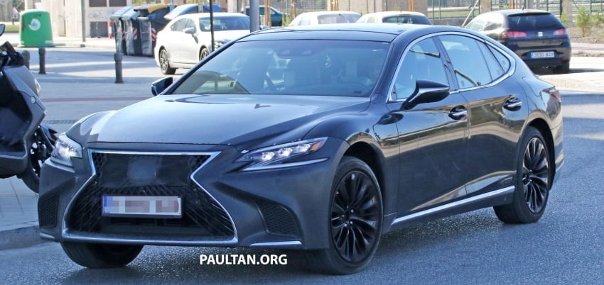 SPYSHOTS: Lexus LS mule – could this be the LS F? 694288