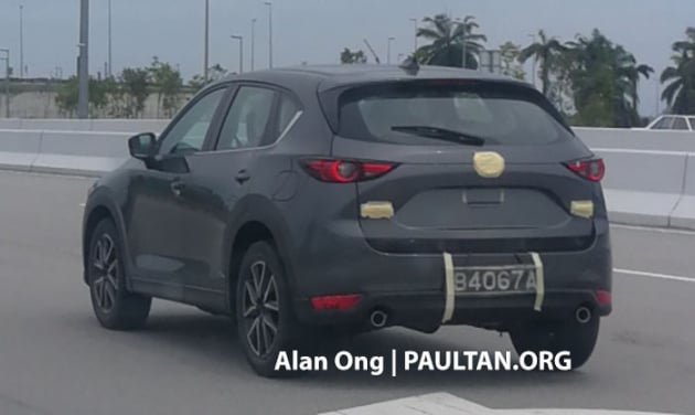 Mazda CX-5 baharu ditemui atas jalan di Malaysia