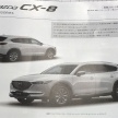 Mazda CX-8 three-row SUV shown in brochure leak