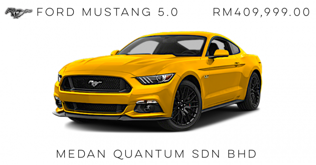 AD: Drive away a Ford Mustang GT for just RM409,999 or a Toyota Estima at RM249,999, with Medan Quantum