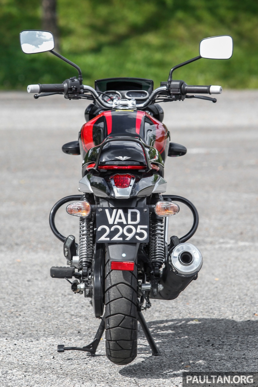 TUNGGANG UJI: Modenas V15 beri alternatif gaya dan tunggangan kepada segmen motosikal bawah RM6k 703357