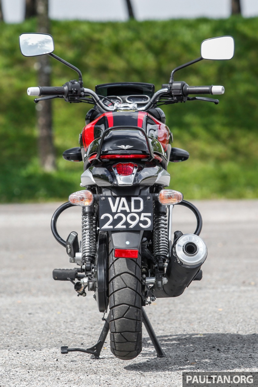 TUNGGANG UJI: Modenas V15 beri alternatif gaya dan tunggangan kepada segmen motosikal bawah RM6k 703358