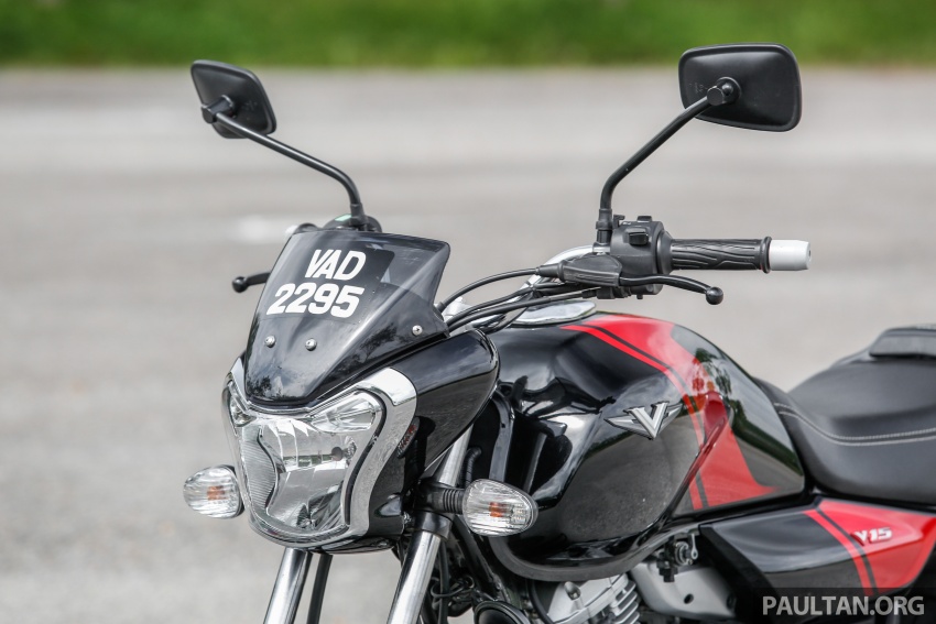 TUNGGANG UJI: Modenas V15 beri alternatif gaya dan tunggangan kepada segmen motosikal bawah RM6k 703361