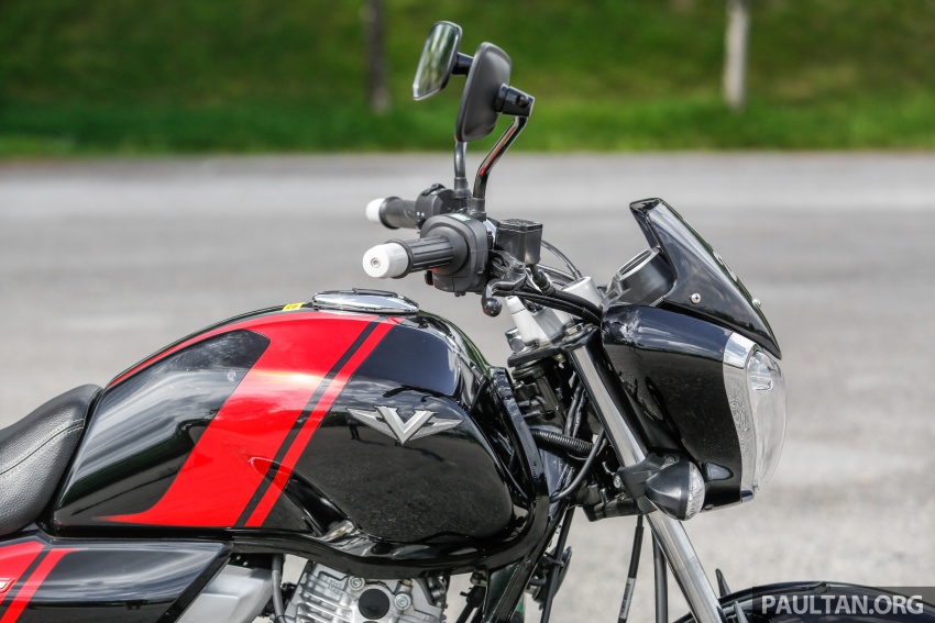 TUNGGANG UJI: Modenas V15 beri alternatif gaya dan tunggangan kepada segmen motosikal bawah RM6k 703363