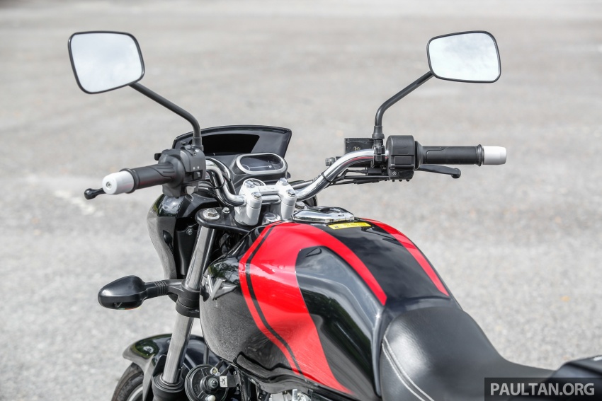 TUNGGANG UJI: Modenas V15 beri alternatif gaya dan tunggangan kepada segmen motosikal bawah RM6k 703398