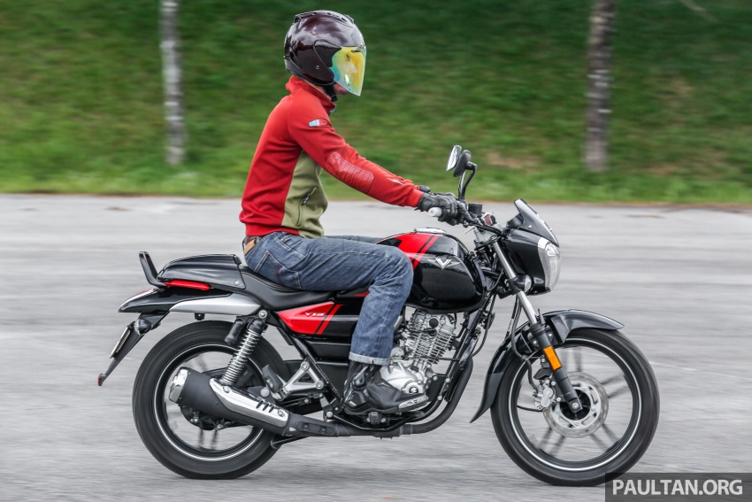 TUNGGANG UJI: Modenas V15 beri alternatif gaya dan tunggangan kepada segmen motosikal bawah RM6k 703416