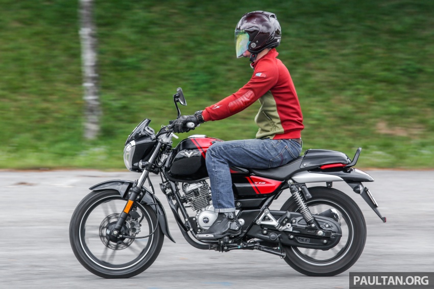 TUNGGANG UJI: Modenas V15 beri alternatif gaya dan tunggangan kepada segmen motosikal bawah RM6k 703417
