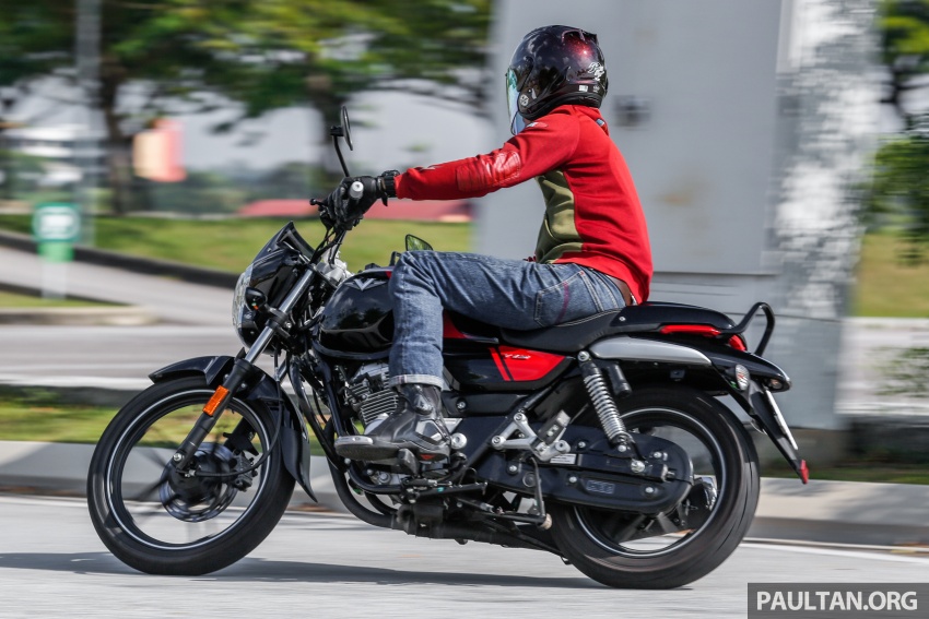 TUNGGANG UJI: Modenas V15 beri alternatif gaya dan tunggangan kepada segmen motosikal bawah RM6k 703419