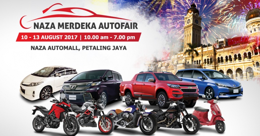 AD: Enjoy attractive deals on new and reconditioned cars this weekend at Naza Merdeka Autofair 2017! 694508