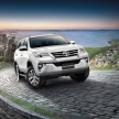 Toyota Fortuner updated in Thailand – new 2.4V 4WD model, powered passenger seat, rear disc brakes