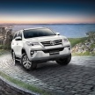 Toyota Fortuner pasaran Thailand terima kemaskini