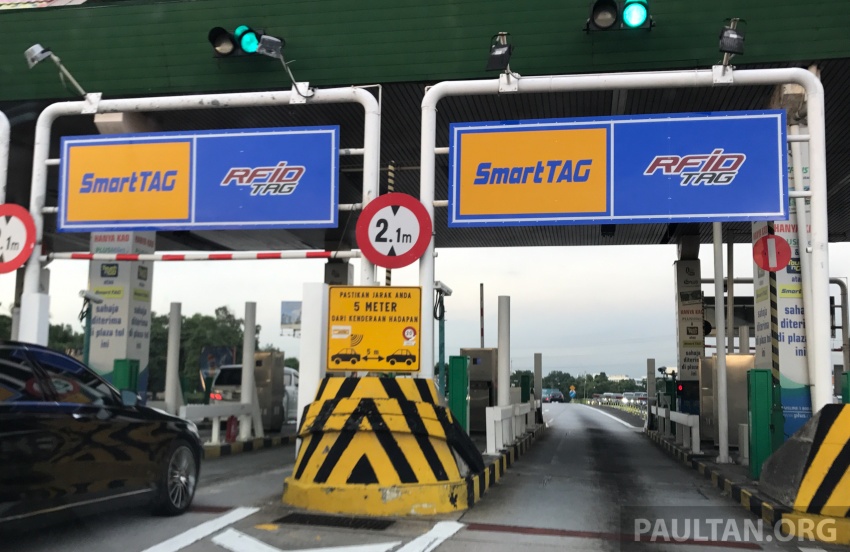 RFID Tag gateless gantry toll system for electronic toll collection to be implemented from January 2018 700019