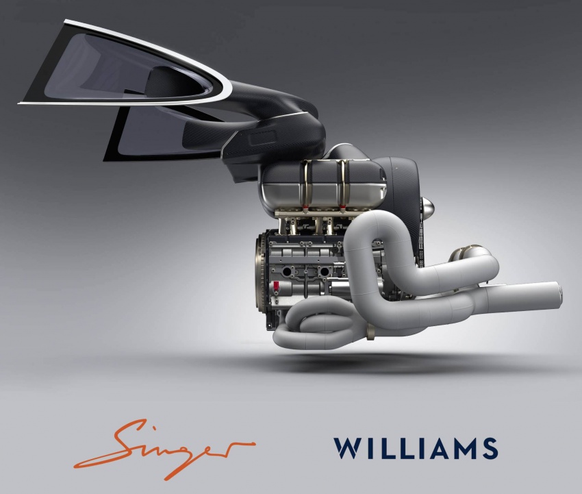 Singer and Williams collaborate on a 4.0 litre, 500 hp naturally aspirated, air-cooled Porsche 911 engine 697332