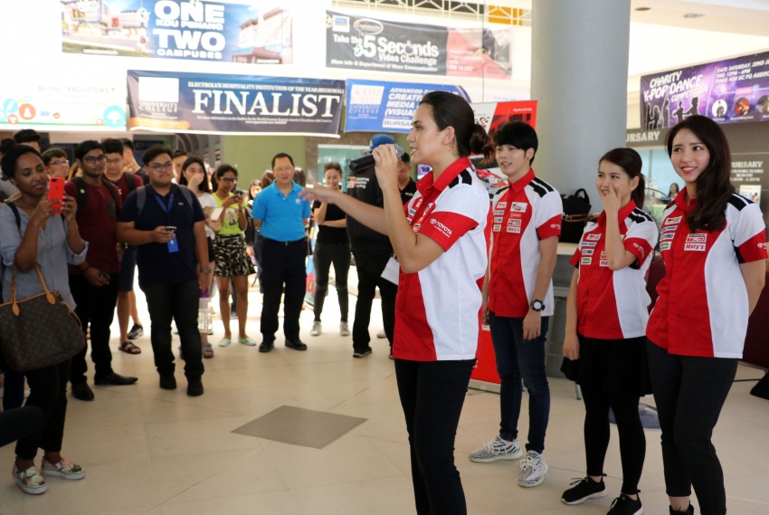 Toyota Vios Challenge celebrity race drivers preach road safety during Road Smart & Road Fit Tour 692511