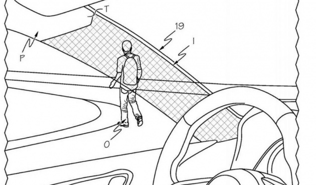 Toyota patents camera-less “transparent” A-pillars