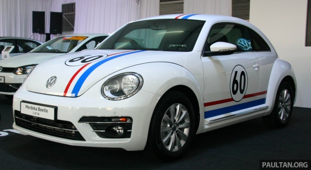Volkswagen Beetle Edisi Merdeka ke-60 dilancarkan – imej seperti ‘Herbie’, terhad hanya 16 unit, RM136,888