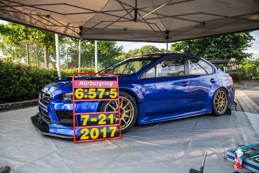 VIDEO: Subaru WRX STI Type RA NBR catat rekod lap 6:57.5 – sedan empat pintu terpantas di Nürburgring 694362