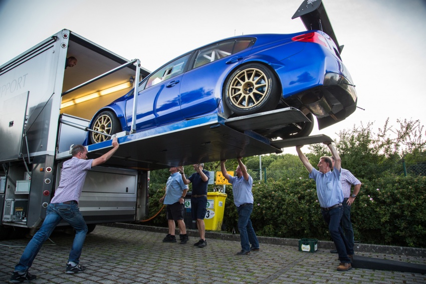 VIDEO: Subaru WRX STI Type RA NBR catat rekod lap 6:57.5 – sedan empat pintu terpantas di Nürburgring 694368