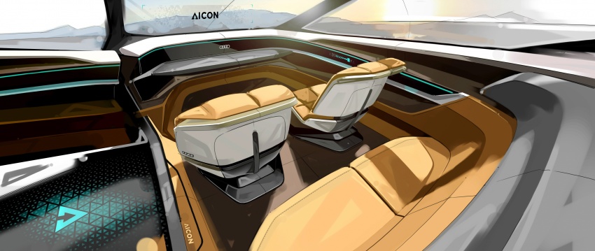 Audi Aicon concept – Level 5 autonomous driving, no steering wheel or seat belts, 800 km full EV range 708908