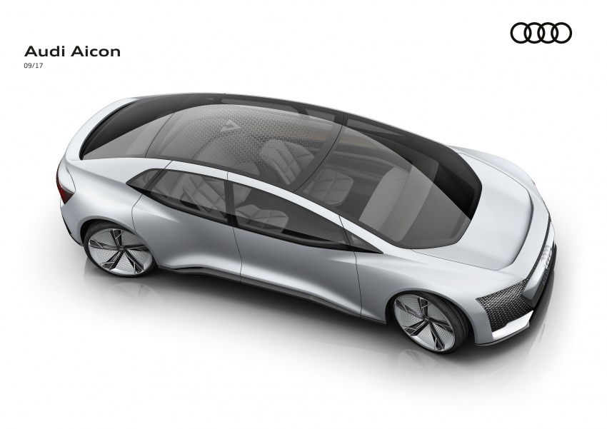 Audi Aicon concept – Level 5 autonomous driving, no steering wheel or seat belts, 800 km full EV range 708925