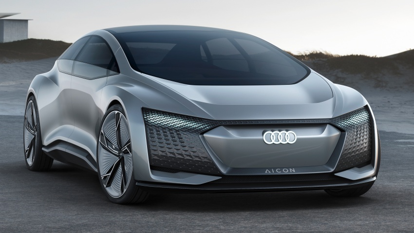 Audi Aicon concept – Level 5 autonomous driving, no steering wheel or seat belts, 800 km full EV range 708883