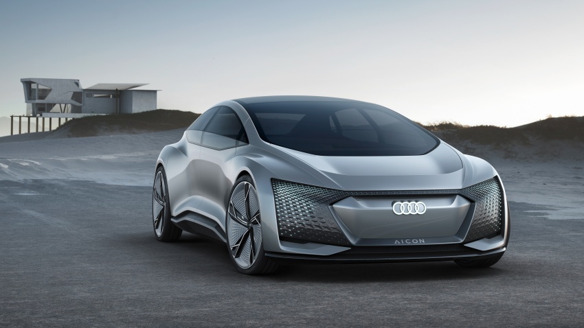 Audi Aicon concept – Level 5 autonomous driving, no steering wheel or seat belts, 800 km full EV range 708884