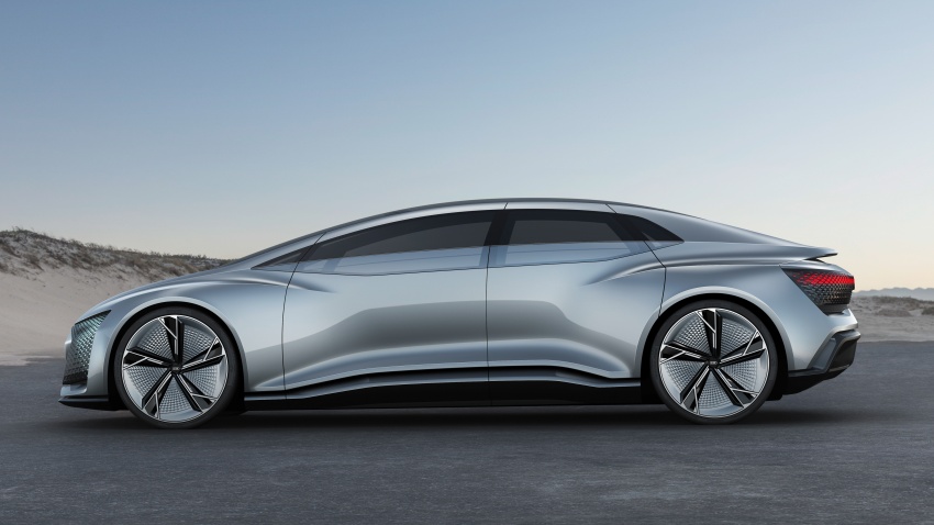 Audi Aicon concept – Level 5 autonomous driving, no steering wheel or seat belts, 800 km full EV range 708886